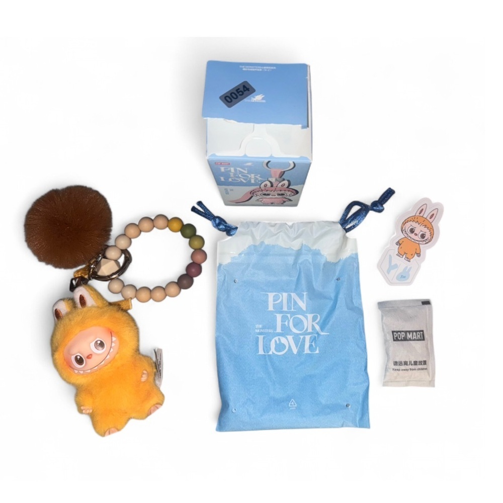 Pin For Love New Labubu Letter Y Keychain Duo Set
